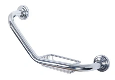 Поручень для ванной Boheme Brillante с мыльницей, хром