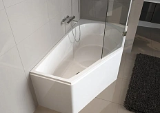 Ванна акриловая левая без гидромассажа Riho Yukon 160х90