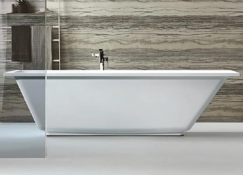 Ванна из искусственного камня Belux Юлия ВЮ-1700, 4810924271419, 170 x 75 см, белый (детальная фотография), прямоугольные