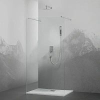 Душевая перегородка RGW Walk In WA-016 100 см профиль хром, стекло прозрачное