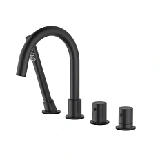 Смеситель для ванны Timo Saona черный матовый