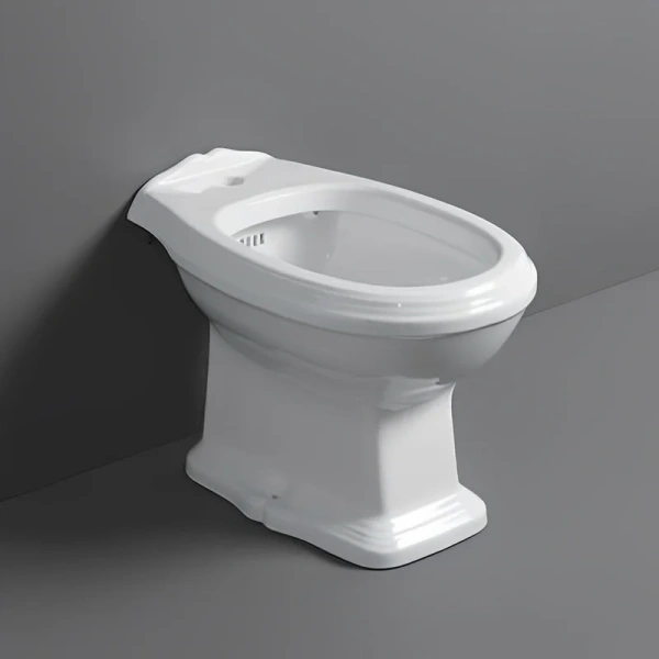 Биде напольное Simas Arcade белое AR823bi*1 (детальная фотография), круглой формы