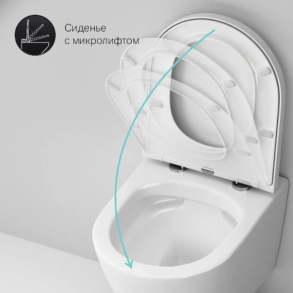 Унитаз с инсталляцией Am.Pm Sense клавиша черная матовая IS110138.741701 (детальная фотография), с инсталляцией index_2