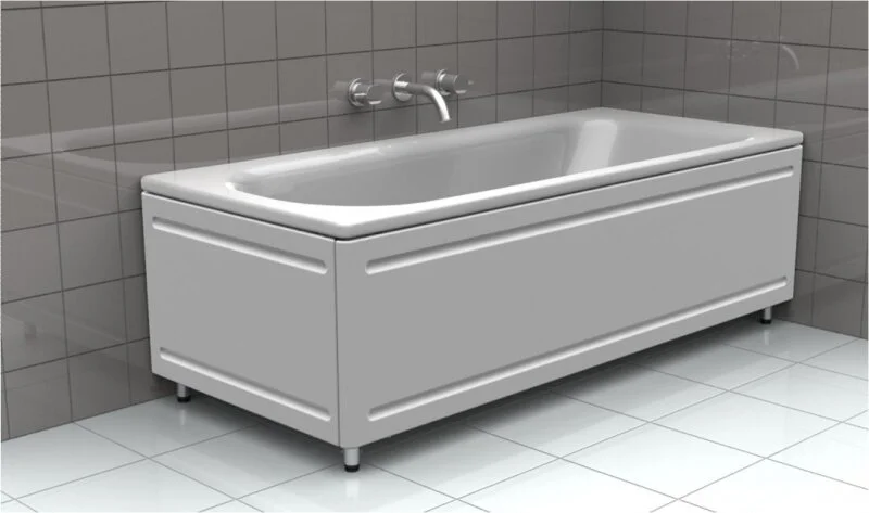 Стальная ванна Kaldewei Eurowa 140x70 см mod. 309-1 standard 119512030001 без покрытия, белая (1195.1203.0001) (детальная фотография)