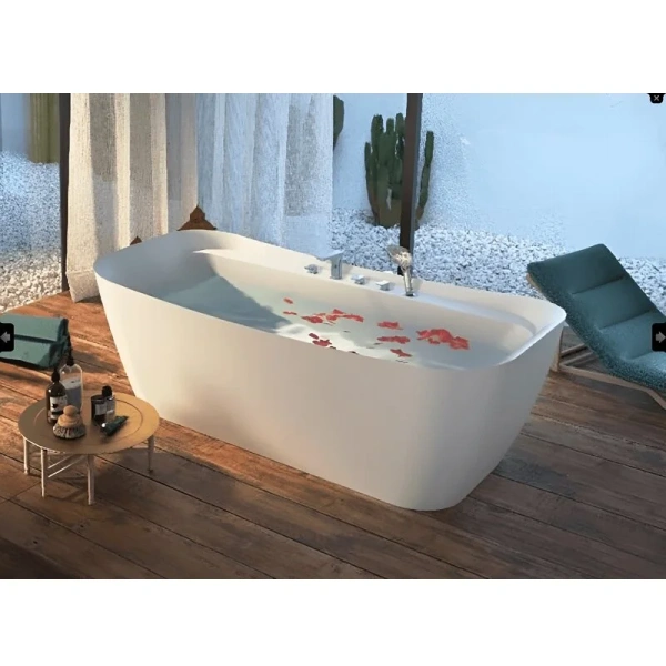 Ванна акриловая Акватек Амадео 170х80 см прямоугольная AQ-197778 (детальная фотография), современныe, hi-tech