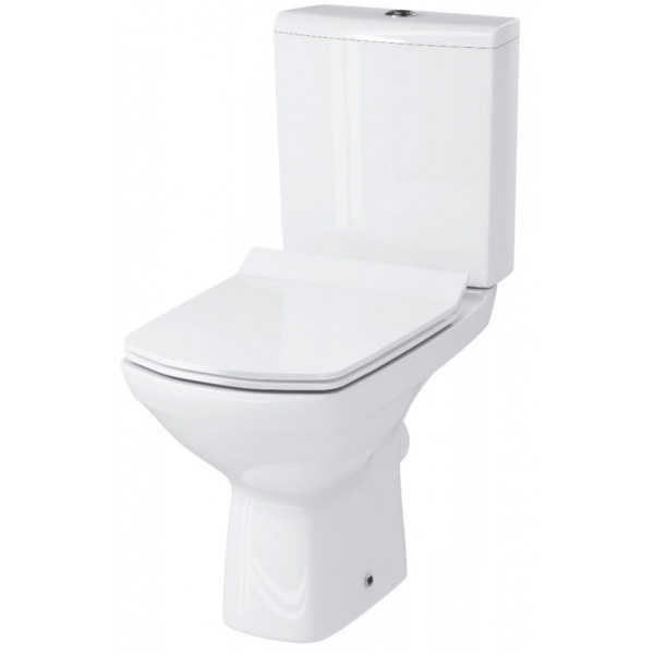 Унитаз компакт Cersanit Carina безободковый KO-CAR011-3/5-CON-S-DL (детальная фотография)