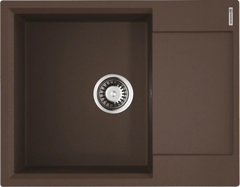 Мойка для кухни Omoikiri Daisen 65T-DC 65 см темный шоколад 4993518 (детальная фотография)