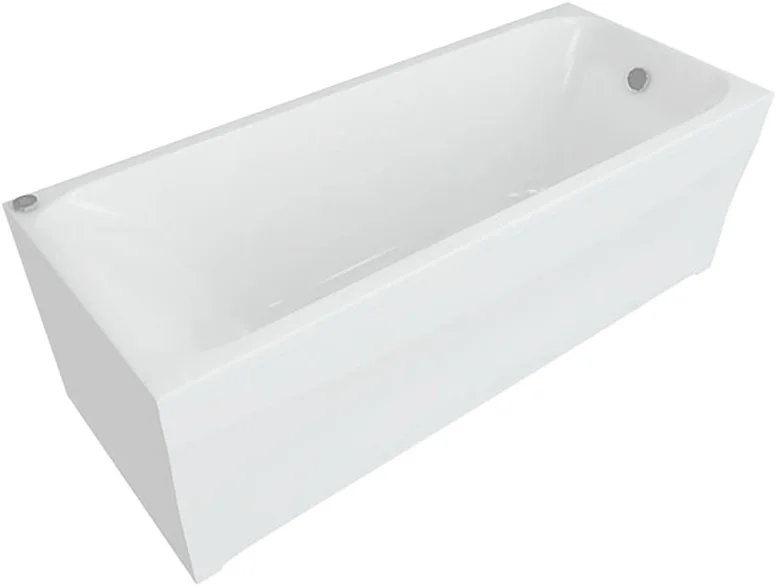 Ванна акриловая Акватек Альфа 140x70 см слив справа ALF140-0000024 (детальная фотография), современныe, hi-tech