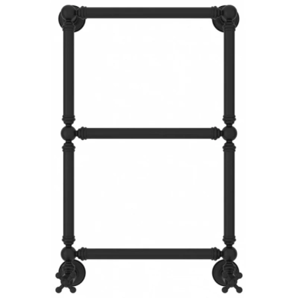 Полотенцесушитель водяной Сунержа Ренессанс 40х66 см черный матовый 31-0280-6640 (детальная фотография), черный