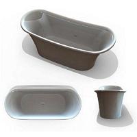 Ванна, цвет белый, Romance Collections Diva