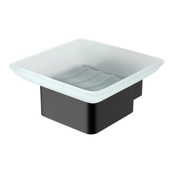 Мыльница Lemark Smooth Line черная матовая 9742017 (детальная фотография)