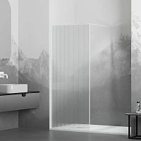 Душевая перегородка RGW Walk In WA-08W 100 см профиль белый