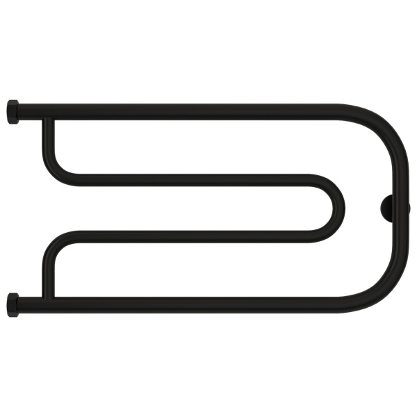 Полотенцесушитель водяной Сунержа Гусли+ 65х32 см черный матовый 31-4009-3265 (детальная фотография), современные, hi-tech