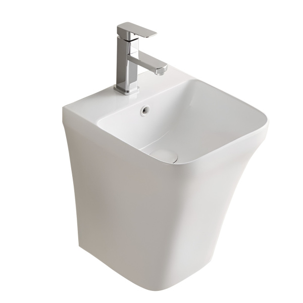 Раковина Ceramalux N 36.5 см белый глянец 500P (детальная фотография)