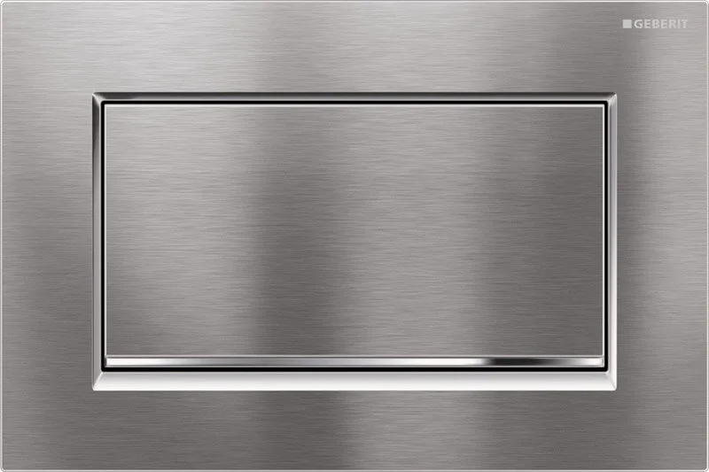 Клавиша смыва Geberit Sigma 30 хром матовый/полоска хром глянцевый 115.893.KX.1 (детальная фотография)