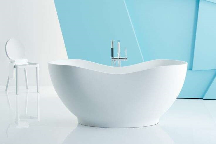 Ванна из искусственного камня Jacob Delafon Abrazo 170х80 см белая 1800K-00 (детальная фотография), искусственный камень