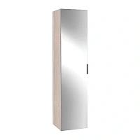 Шкаф-пенал подвесной Jacob Delafon Odeon Up 35 см светлый дуб сонома, с зеркалом