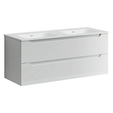 Тумба с раковиной подвесная Sancos Norma 2.0 NR2.0120-2W 120 см с ящиками