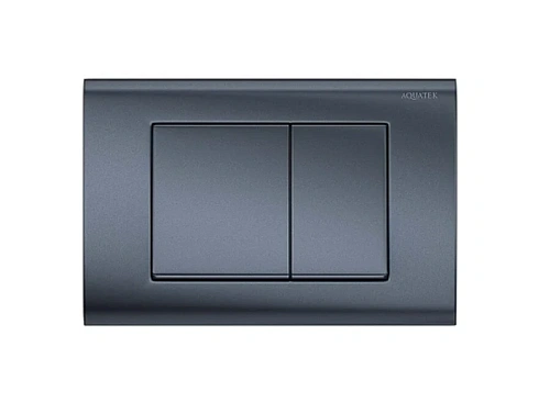 Клавиша смыва Акватек оружейная сталь матовая - фото 5