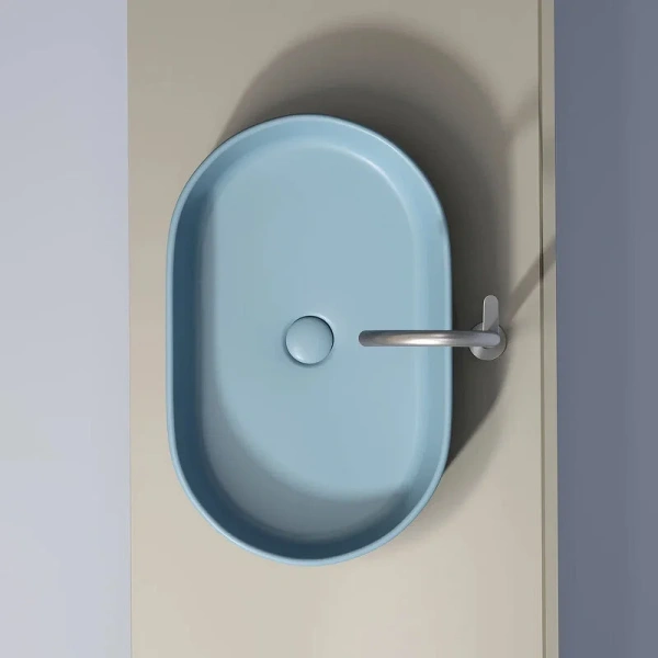 Раковина Ceramica Nova Element 60 см голубая CN6048ML (детальная фотография), 60 см