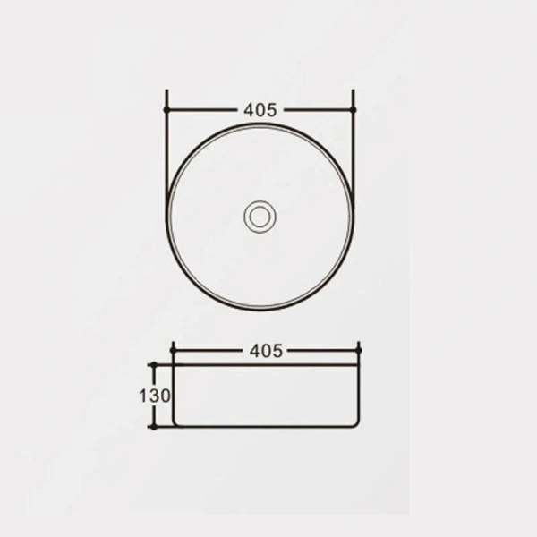 Раковина Vincea 40.5 см черная матовая VBS-316MB (детальная фотография), современные, hi-tech