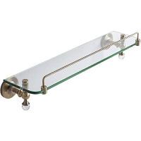 Полка стеклянная, бронза, Art&Max Antic Crystal