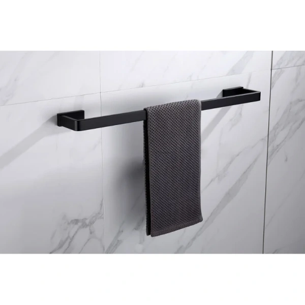 Полотенцедержатель Abber Westen черный матовый AA1754B (детальная фотография), современные, hi-tech