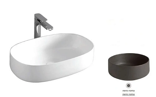 Раковина Artceram Cognac 55 см nero roma - фото 9