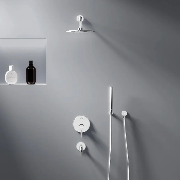 Душевой комплект Damixa Scandinavian Pure хром 936510000 (детальная фотография), душевые комплекты, наборы index_1