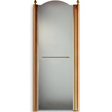 Душевая дверь в нишу Migliore Diadema 80 см профиль бронза стекло матовое правая