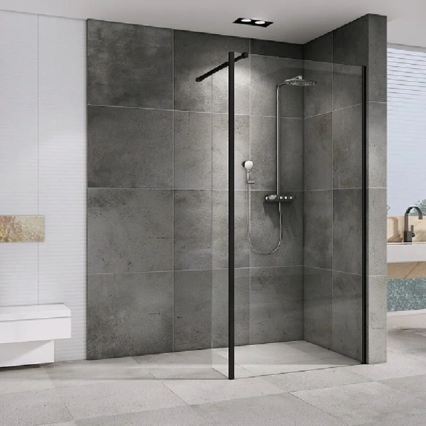 Душевая перегородка Abber Immer Offen 120 см стекло прозрачное AG66120B (детальная фотография), 120 см