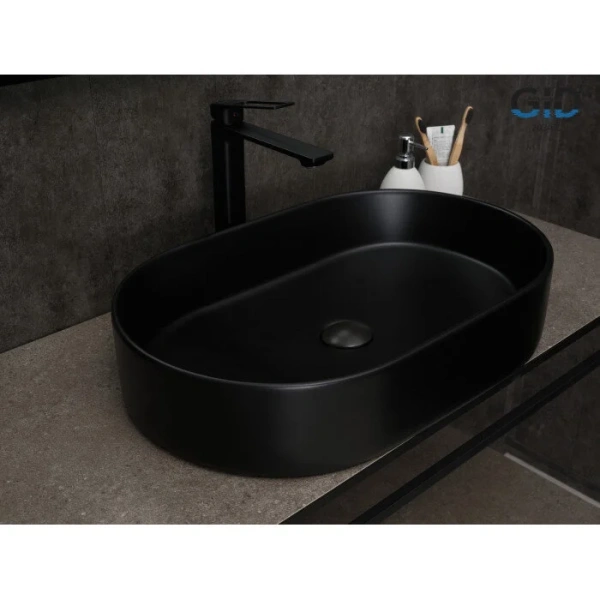 Раковина GID Lago Bm1479 61 см черная 53354 (детальная фотография), черные