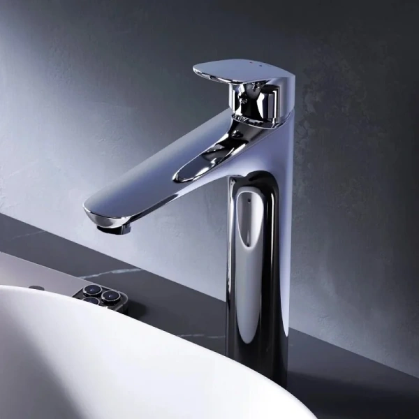 Смеситель для раковины AM.PM Like высокий излив 170 мм хром F8092200 (детальная фотография), хром