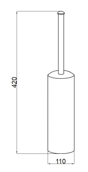 Ершик Boheme Palazzo золото/черный 10159 (детальная фотография), классические, ретро, декорированные