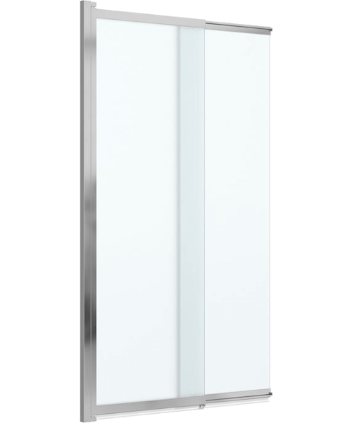 Шторка для ванны Cezares Slider 100х150 см стекло рифленое SLIDER-VF-11-100/150-P-Cr (детальная фотография)