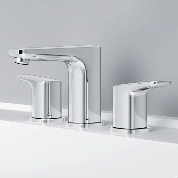 Смеситель для раковины AM.PM Spirit трехсекционный хром F7008000 (детальная фотография)