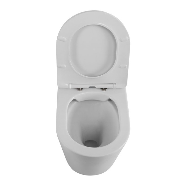 Унитаз напольный BelBagno Flay-R белый BB1003CBR/SC (детальная фотография), белые