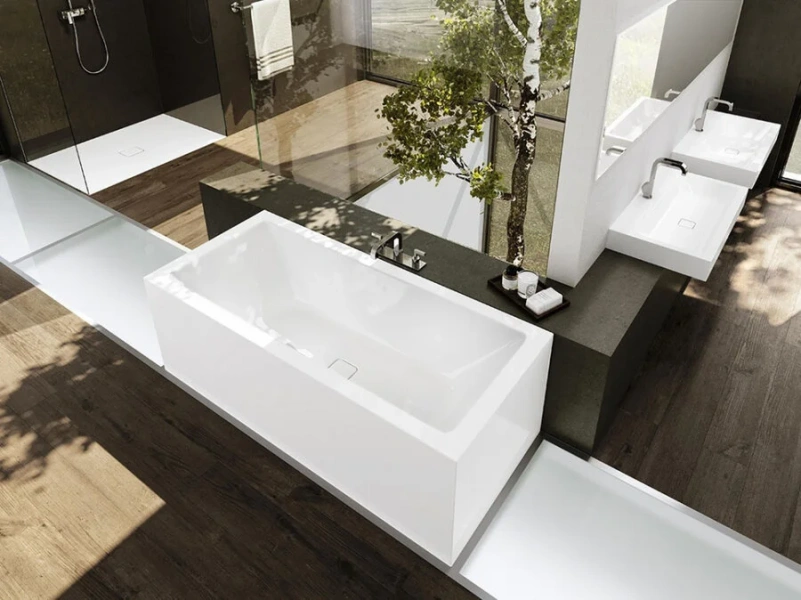 Ванна стальная Kaldewei Conoduo mod. 733 180x80 см с покрытием Easy-Clean и Anti-SlIp 235130003001 (детальная фотография), белые