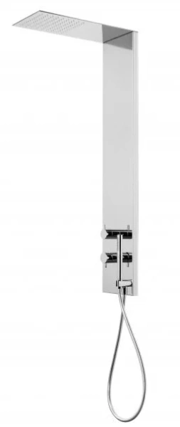 Душевая панель Cezares Premier с внутренней частью черный матовый PREMIER-CD2-NOP (детальная фотография)