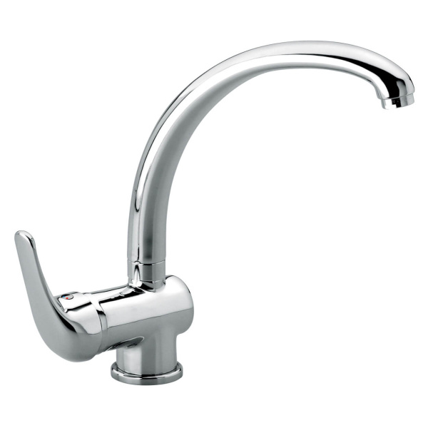 Смеситель для кухни хром Emmevi Ambra CR9077 (детальная фотография)