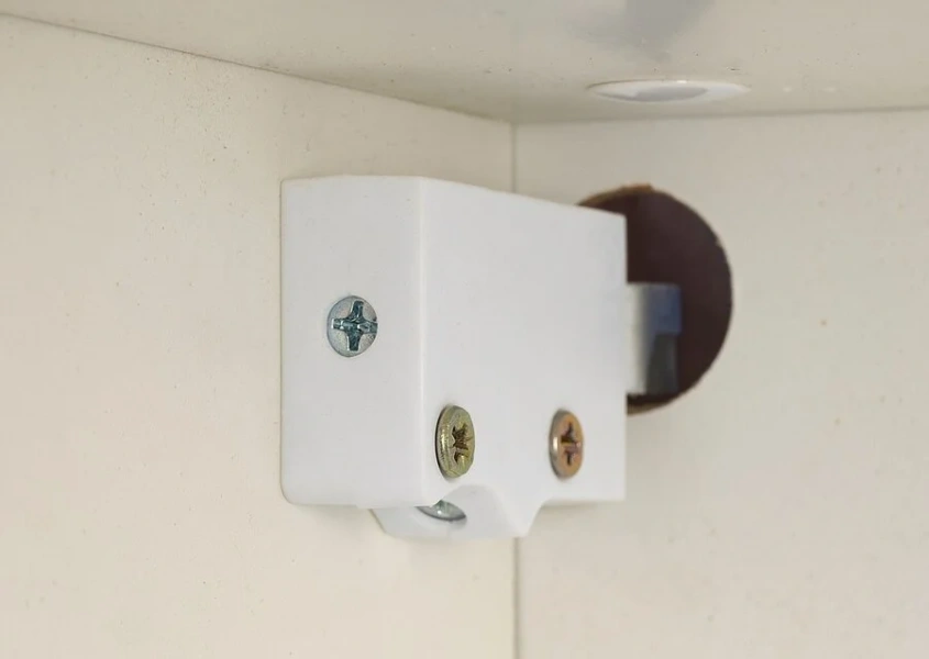 Шкаф подвесной Style Line Даймонд 60 см белый глянцевый СС-00002255 (детальная фотография) index_1