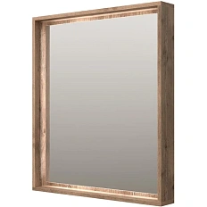 Зеркало с подсветкой Brevita Dallas 70 см дуб галифакс олово