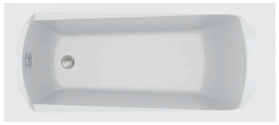 Акриловая ванна C-Bath Clio CBQ003001 120 х 70 см, белая (детальная фотография)