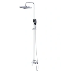 Душевая стойка BelBagno Due хром