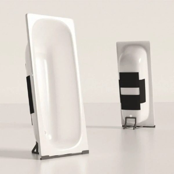 Стальная ванна ВИЗ Tevro 170х70 Т-72902 белая, с ножками в комплекте, толщина 2.7мм Donna Vanna (детальная фотография), современныe, hi-tech