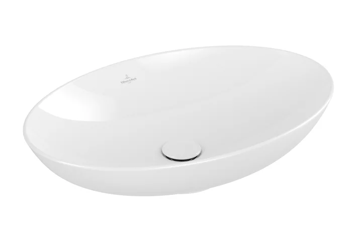 Раковина Villeroy & Boch Loop & Friends 62 см накладная, альпийский белый 4A480001 (детальная фотография)