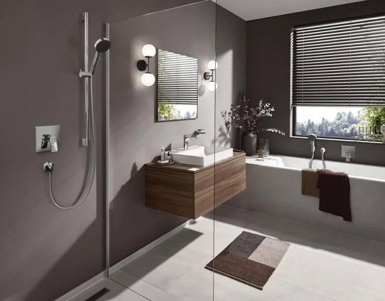 Смеситель для душа Hansgrohe Vivenis хром 75415000 (детальная фотография), современные, hi-tech
