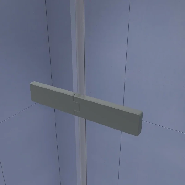 Душевой уголок RGW Stilvoll SV-030Gg 100x100 см профиль серый, стекло прозрачное 353203000-110 (детальная фотография), стеклянные