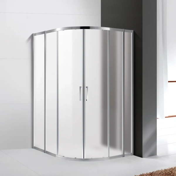 Душевой уголок Cezares Molveno 130х120 см стекло рифленое MOLVENO-RH-22-130/120-P-Cr (детальная фотография)