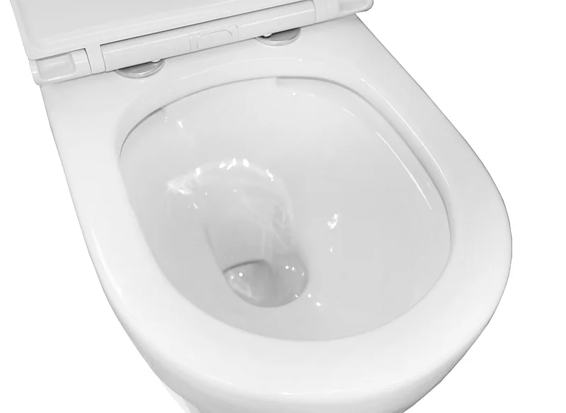 Унитаз подвесной Azario Uno с сиденьем микролифт AZ-2380 (детальная фотография), современные, hi-tech, круглые index_1